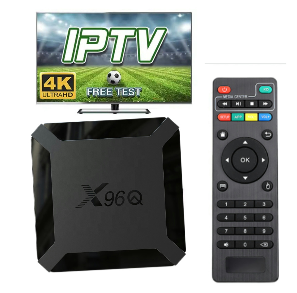Factory wholesale Price ATV X96Q 4k android TV box manufacturer OTA Online update X96 smart multi-media mini OTT STB Set-top box