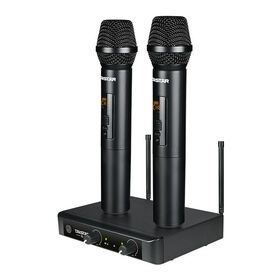 TAKSTAR X3HH UHF Wireless Microphone System, Dual UHF Metal Cordless Mic Set, Long Distance 150Ft,8 Hours use