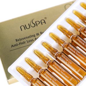 NUSPA Private Label Natural Ginger Polygonum Multilorum Extract Hair Treatment Oil Improve Thinning Fight Hair Loss Ampoule