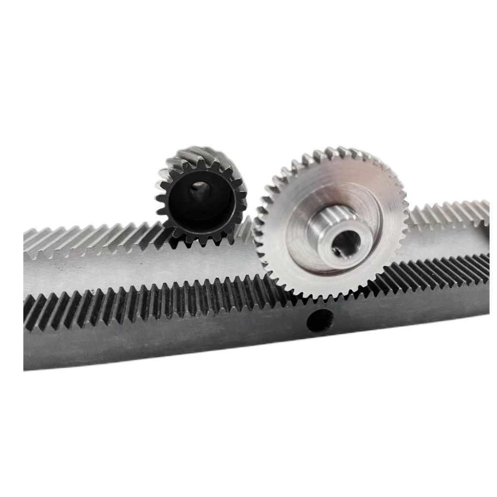 Customized High Precision DIN6 DIN7 CNC Machined M1 M2 M3 M4 M5 M6 Stainless Steel Spur Gear Rack