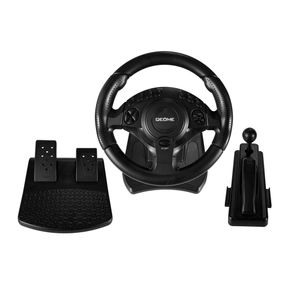 270 Degree Rotating 7 in 1 Racing Gaming Steering Wheel PC Video Gaming with Pedal Joystick for PC P3 P4 Gaming Steering Wheel