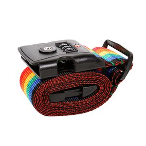 Hot Selling Good Quality Custom Colors Luggage Lock Belt With Tsa Lock Luggage Strap Suitcase
