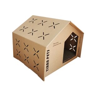 Corrugated Paper Carton Box Pet House Scratch Board Scratcher Cardboard Bed   also Large  Cat Toys