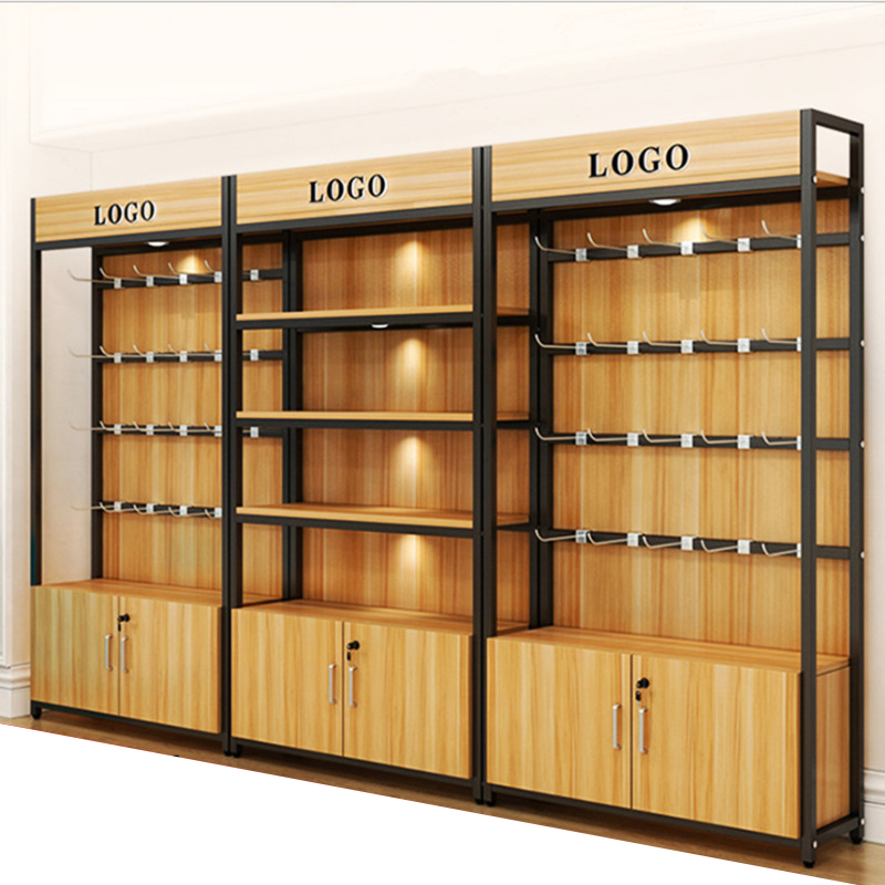 Single Sided Supermarket Shelves Display Rack Cabinet of Snack Accessories Shelf in Supermarket