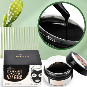 Private Label Bamboo Charcoal Muddy Bubble Facial Mask Moisturizing Carbonated Bubble Foaming Clay Mask