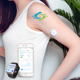 SMART CONTINUOUS GLUCOSE MONITORING SYSTEM - 15 DAYS 24HOURS SMART CGM - hyperglycemia management - FDA