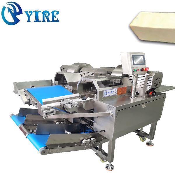 Automatic bakery U-shaped toast bread cut crust peeling machine