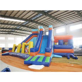 Factory Direct Inflatable Slide Children Slide Castle Outdoor Playground Equipment Large Inflatable Slide Leap Ice Fun City Game