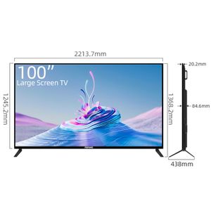 ASANO 100 Inch 4k Led Tv Factory Cheap Lcd Tv 98inch Television Flat Smart Android 4k Tv Television