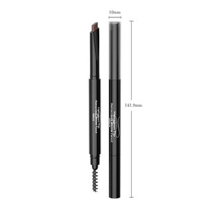 Private label shapes defines fills brows waterproof triangular-tipped mechanical brow pencil
