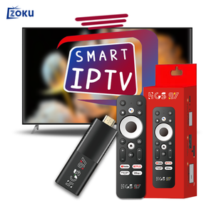 Powerful manufacturer of Android TV stick Hcs97 Android 13 Bluetooth voice remote Ultra HD 4k smart TV stick