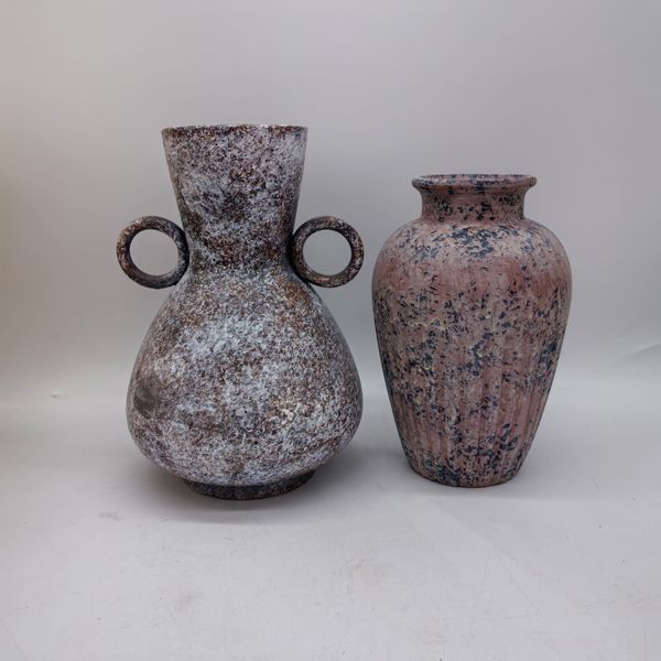 Vintage Snowflake Textured Ceramic Flower Vase Unique Ceramic Home Decoration