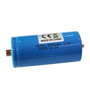 Lifepo 32700 rechargeable 5500 mah 3.2v 32650 Lifepo4  Rechargeable Battery Lifepo4 32700 With Screw 32700 liitokala
