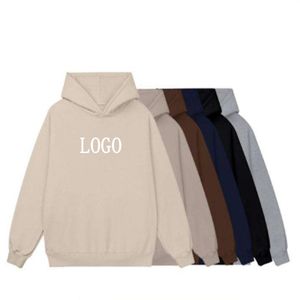 Wholesale Custom Logo Blank Unisex Men 420 gsm Fleece Heavy Polyester Cotton No Strings Oversized Hoodies Sweatshirts