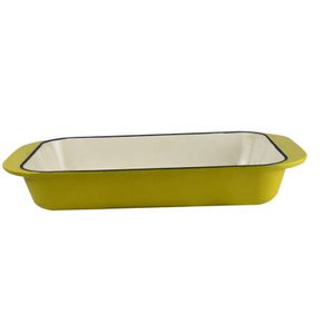 Non stick rectangular large heavy duty cast iron bread &loaf baking pan