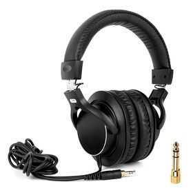 Computer Headphone Microphone Headset PC 3.5MM Music Stereo High Fidelity Headphones.