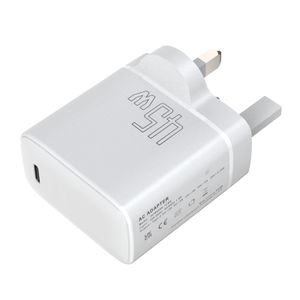 UK plug GaN 45W Pd Power Adapter Mobile Phone Type C Pd Usb Phone Fast Wall Charger for samsung Tablet iphone laptops
