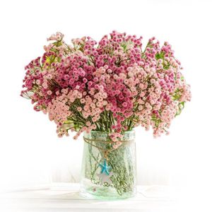 O-X919 Wholesale bulk babys breath Large Size soft rubber baby breath artificial flowers Wedding Decor Real touch PU Gypsophila