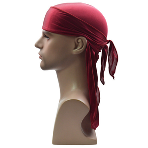 Women men colorful bandana turban hat headwear headband hair silk muslim doo rag du rag