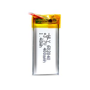 Mini OEM ODM customized BIS battery 400mah WLY602040 3.7v rechargeable lithium ion battery for electronic battery