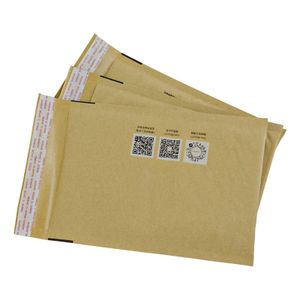 Eco Friendly Brown Kraft Bubble Mailers Self Adhesive Packaging Padded Envelopes Shockproof Delivery Shipping Paper Bags