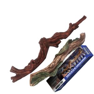 NOMOY PET Reptile Decor resin Branch Terrarium Habitat Decoration for Climbing Chameleon Lizards Gecko