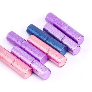 Wholesale custom luxury 9 15 20 ml sample vials filling refillable aluminum colored perfume bottle with sprayer
