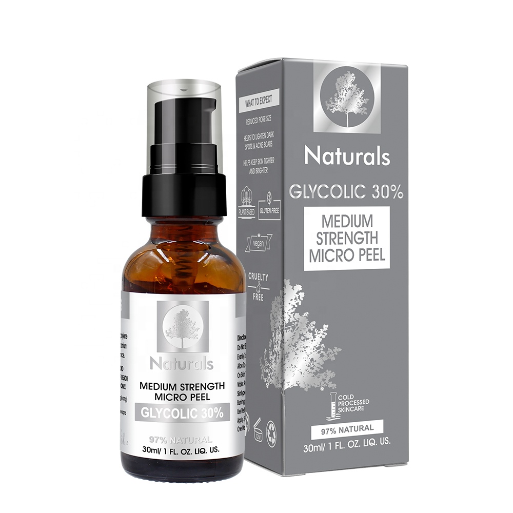 Skin Care Glycolic acid 30% facial exfoliating serum natural whitening moisturizing face serum
