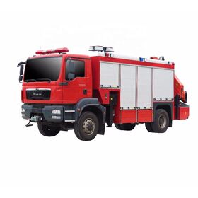 Germany MAN Rescue Special Fire Truck with Winch & Crane & Generator