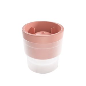 Pink Wholesale Hot Selling On Line free food grade silicone ice cube tray Easy Release green boll  grey ice cube mould with lid