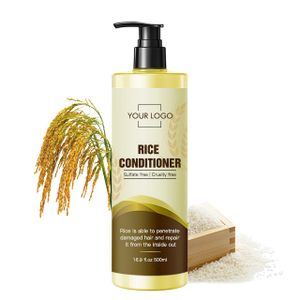 OEM Private Label Organic Natural Moisture Repair Rice Water Hair Conditioner For Women