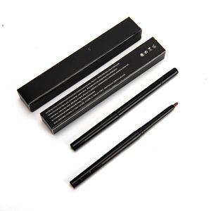 black plastic container custom wholesale Rotating lip liner vendor retractable creamy twist lip liners private label lip liner