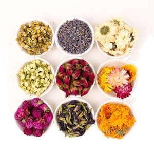 Natural Real Dried Decorative Scent Herbs and Plants Mixed Rose Jasmine Flowers For Herbal Tea Candle Soap Decoration DIY Making