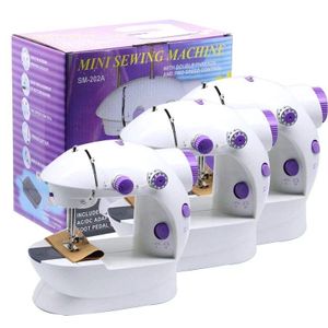 Hot Home Tailoring use Mini Sewing Machine for Beginners Portable Electric Sewing Machines with Extension Table and Light