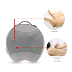 KNEADING & TAPPING WAIST MASSAGER, KNEADING & TAPPING MASSAGE CUSHION, KNEADING & TAPPING BACK MASSAGER, RECHARGEABLE TYPE