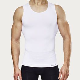Men's great sports back support tank in coolfeeling fabric WITH STRIP TAPE