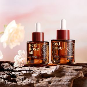 Private Label Red Rose Serum Essence Oil Aroma Soothing Repair Facial Sensitive Acne Anti Aging Natural Face Skin Care Serum