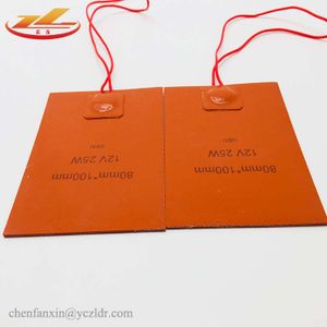 Factory price Electric Flexible Silicone Rubber Heater Pad For 3D Printer