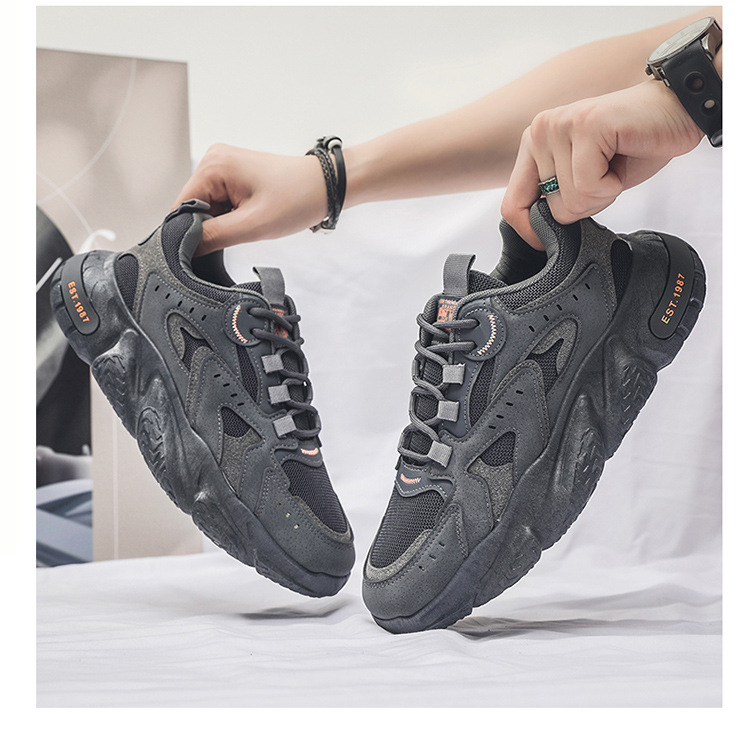 2024 Trendy Casual Shoes for Men Fashion Sneakers Comfortable Breathable Men's Platform Running Shoes Zapatillas De Hombre