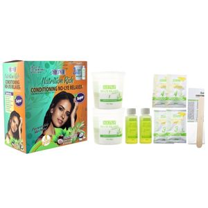 No-Lye Permanent Hair Straightening Cream Olive Oil Hair Relaxer hair loss treatment Wholesale for African useful home style