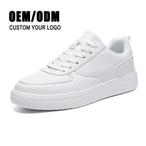 OEM ODM Men Skateboard Walking Casual Mesh Leather Upper Sneakers Shoes For Men And Women Big Size Trendy Shoes