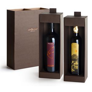 Custom Luxury Wine Box Packaging Wine Set Gift Box Cardboard Corrugated Glass Bottle Packaging Paper Bags Box Sets