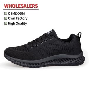 Manufacturer Wholesale Large Size Men's Shoes Mesh Athletic Casual Shoes Outdoor Running Sneakers Shoes
