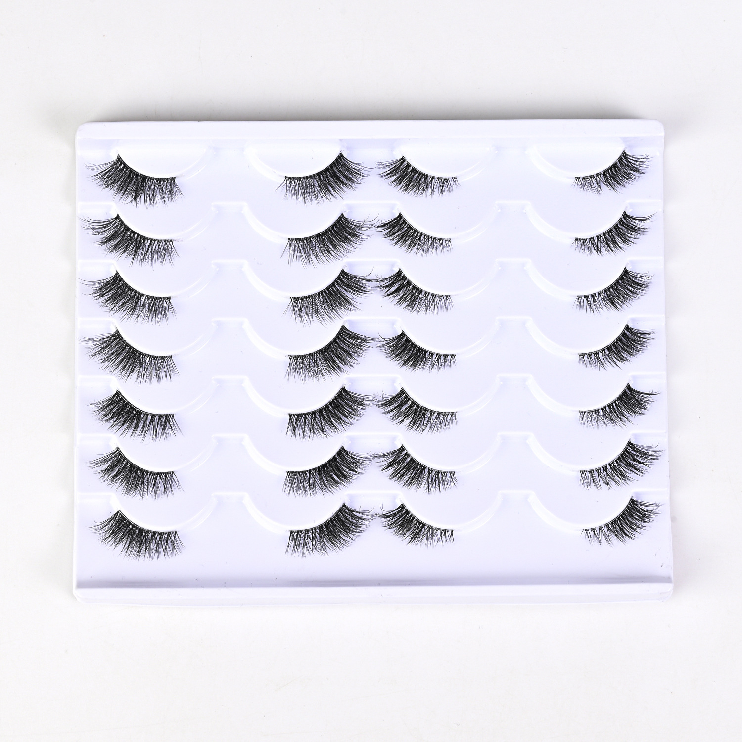 Jiangxi Ruilix Medical Technology Group Co., Ltd. 14 Pairs of 3D Full Strip Cross-Border Fox Series Half Eye False Eyelashes Oblique Flying Cat Eye Full Cluster Lashes