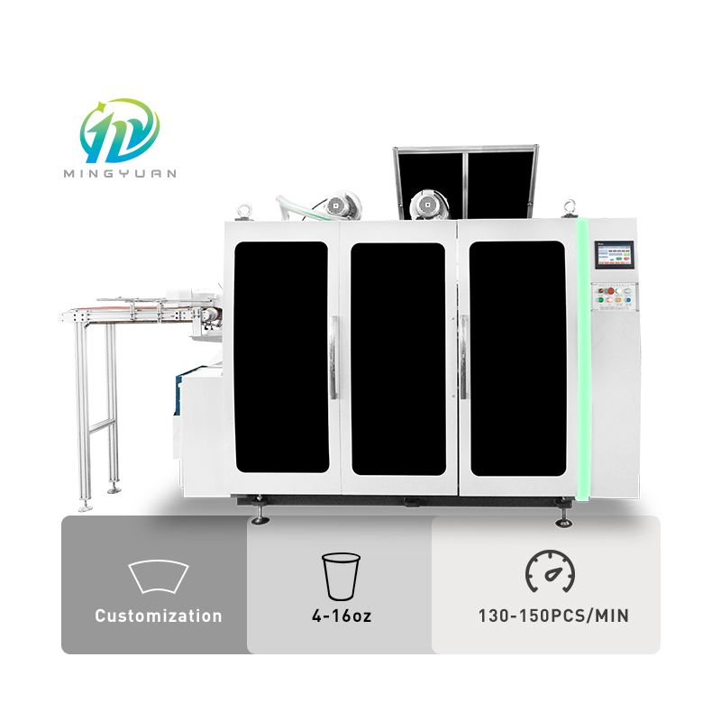 Manufacturer customized paper cup making machine fully automatic paper cup machine disposable cup making machine production line