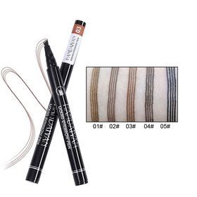 Wholesale 4 Fork Waterproof Microblading Tattoo Liquid Ink Slim Pen Makeup Eyebrow PencilPopular