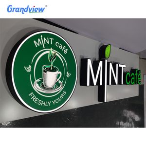 Large hotel led signage letters commercial sign outdoor custom business wall logo sign