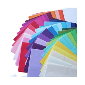 17gsm factory direct whosale colored paper customizable packaging wrapping paper for clothes shoes gifts flower tissue paper