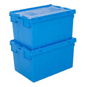 Plastic tote boxes/plastic storage crates for warehouse and supermarkets