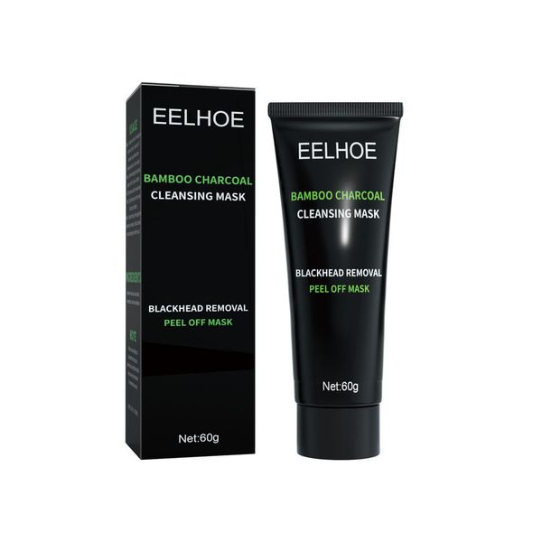 TEIENER Natural Bamboo Charcoal Blackhead Remover Mask Peeling Off Nose Mask Face Cleaning Pore Strips
